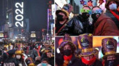 Giây phút 15.000 người đếm ngược đón năm mới ở New York